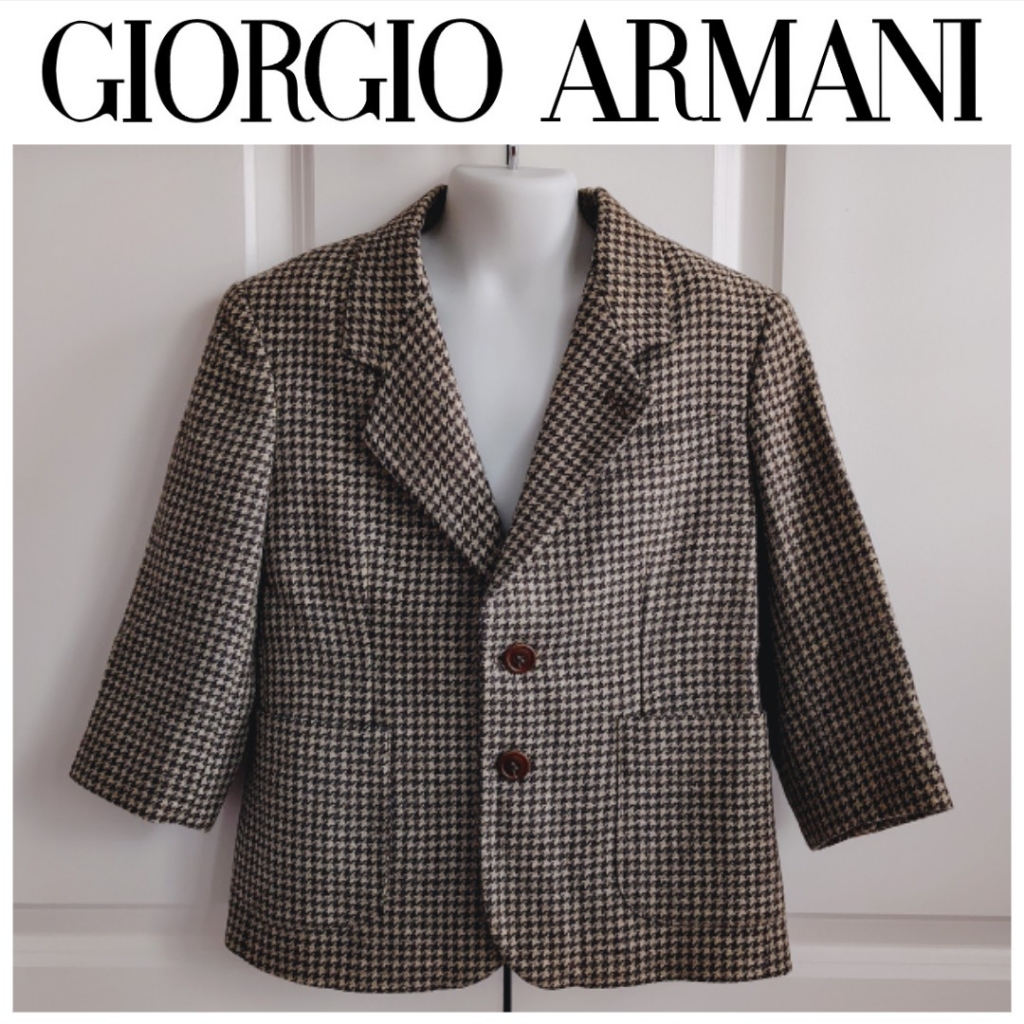 Giorgio Armani Virgin Wool Blazer Italian Brand Giorgio Armani Virgin Wool Blazer Italian Brand